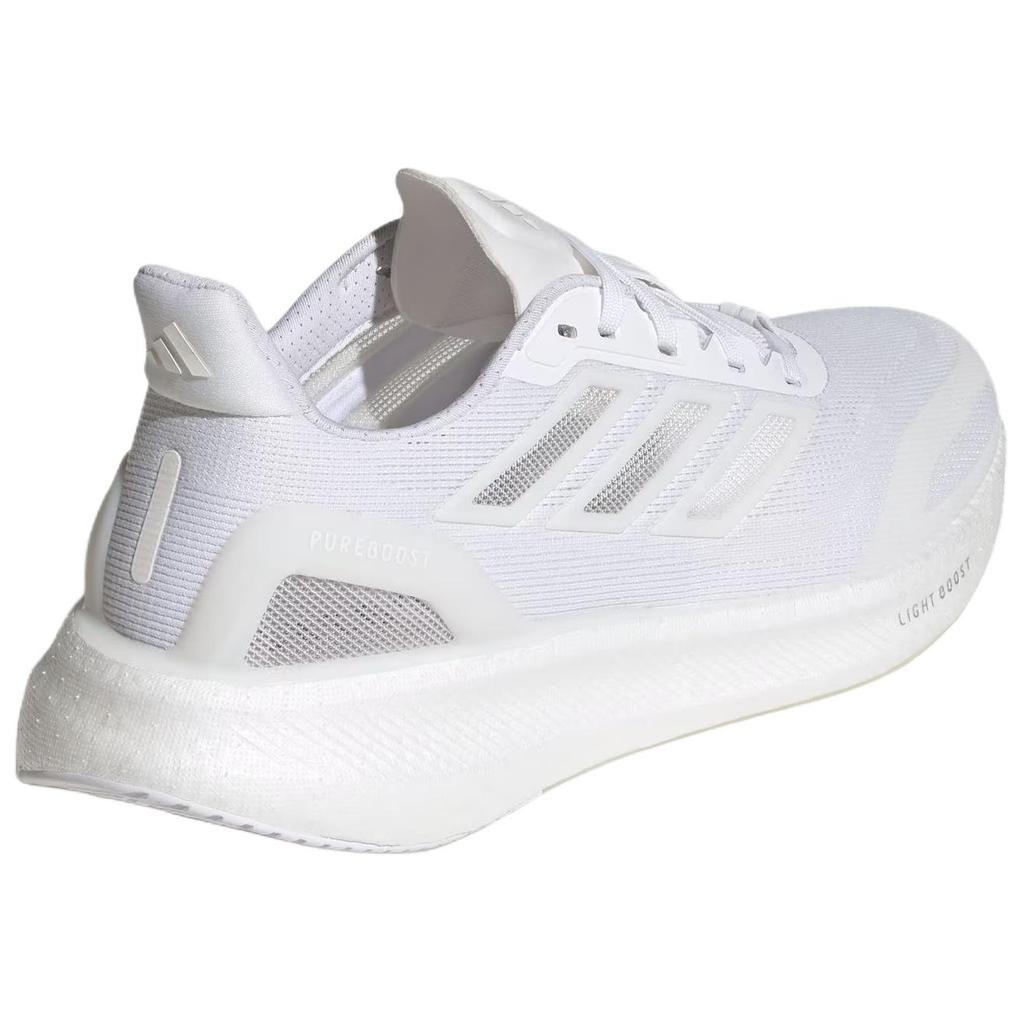 Adidas PUREBOOST 5 Fabric Slip Resistant, Abrasion Resistant, Rebound Running Shoes Men's White JS5062