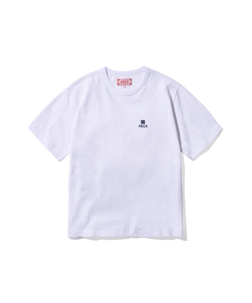 AECA (Woman) Everyday Aeca Clover Half Sleeve Tee-White