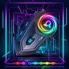 P30 Wireless JL6.0 Motorcycle Helmet Headset Music Interphone Cycling Bluetooth Headset Waterproof With Colourful RGB Lighting Wireless Headsets