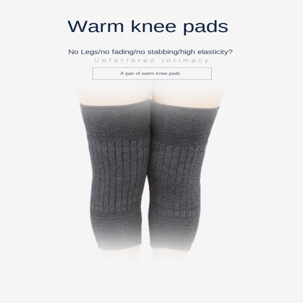 Warm Winter Knee Brace Support Thicken Knee Sleeve Knee Guard Protector Wool Knee Pad  Women Men