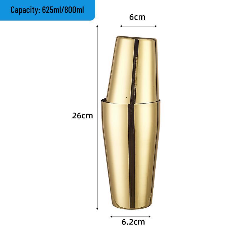 Boston 304 Stainless Steel Cocktail Shaker Set - Bar Tool Kit