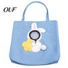 Breathable Canvas Pet Carrier Cat Purse with Head Hole, Tote, Cute for Cats Dogs Bee Dinosaur Bunny Shoulder Bag Puppies Small Mall