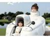 Children's Parent-Child Electric Motorcycle Winter Windshield - Fleece-Lined, Thickened, Waterproof, Full Coverage.