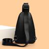 Minimalist Genuine Leather Business Casual Chest Bags Unisex Qality Men's Bag Convenient Daily Travel Small Single Bag