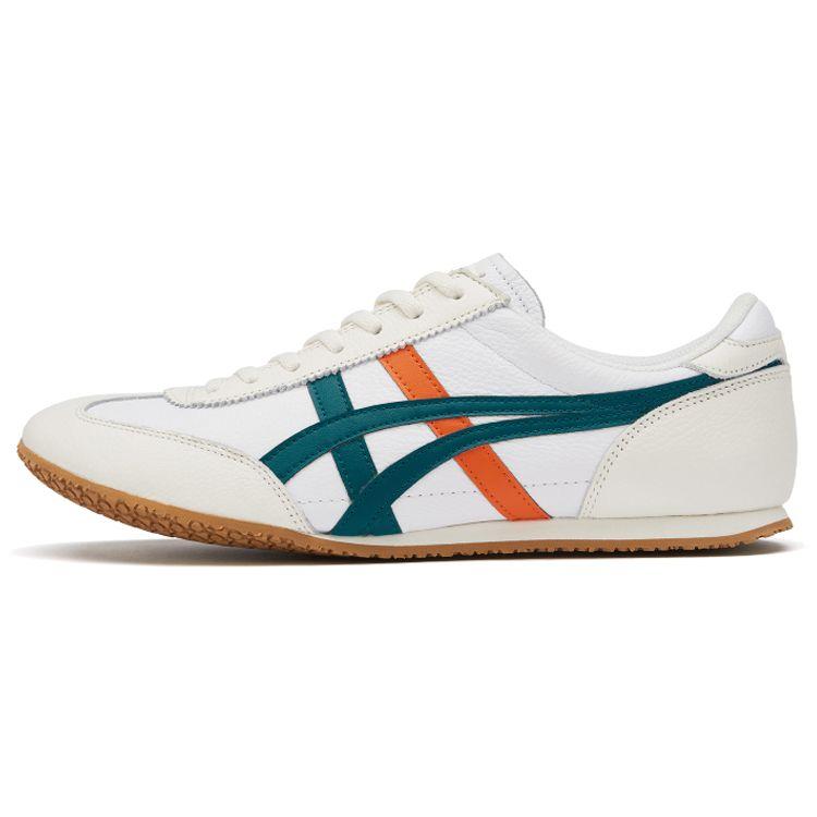 Onitsuka Tiger Machu Racer Mens White Teal Orange 1183B770-107 37.5
