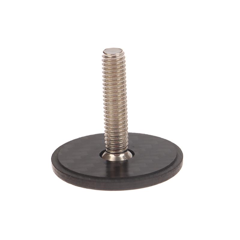 No Logo Bike Headset Top Cap Carbon Fiber Bike Stem Headset Cap With M6*30Mm Screw Bike Front Fork Top Cover Bike Parts