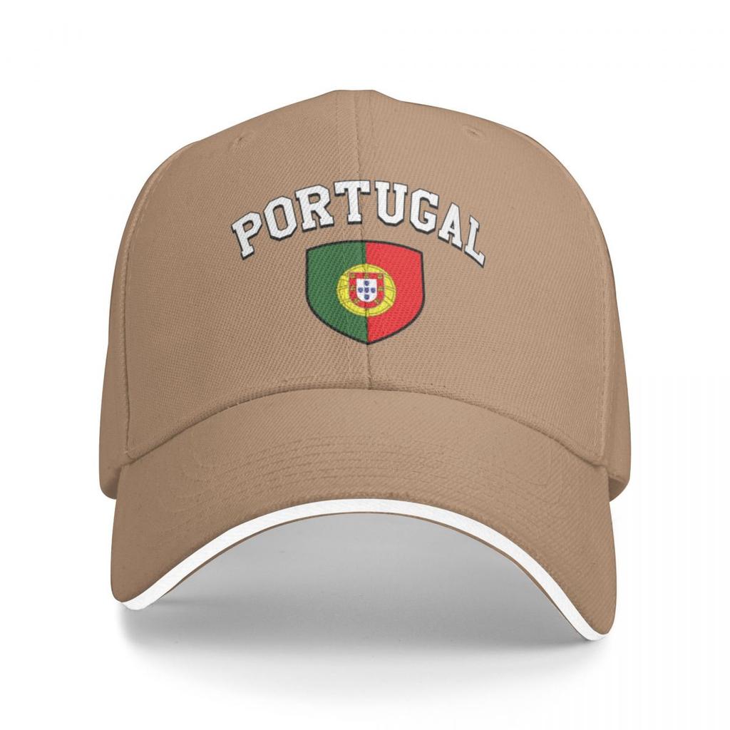 Bandiera Sostenitori Portogallo Stemma Cappellini da Baseball Personalizzati Per Donna Personalizzato FeUnisex Cappelli da Spiaggia per Papà Cappellino Snapback