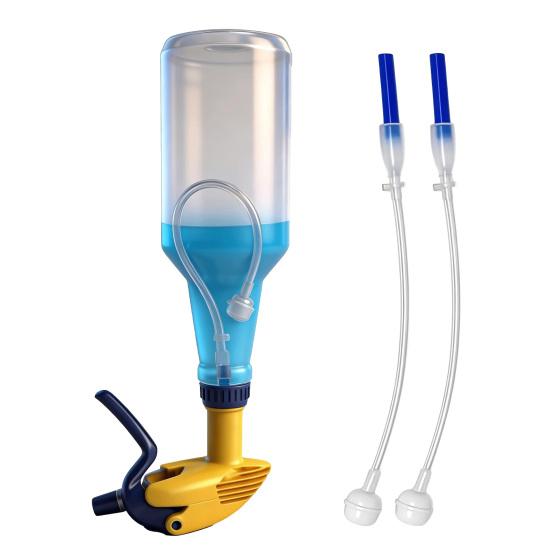 

360-Degree Spray Bottle Adapter Includes Spray Bottle Nozzle Weighted Tubes Universal Fit Spray Bottle Replacement for Upside Down Multi-Angle 2pcs