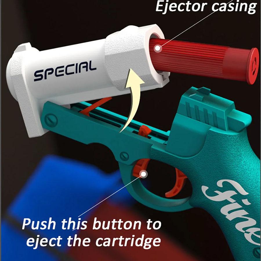 Compact size High-Quality S686 High-Quality Shell High-Quality Throwing High-Quality Soft High-Quality Bullet High-Quality Launcher High-Quality Toy