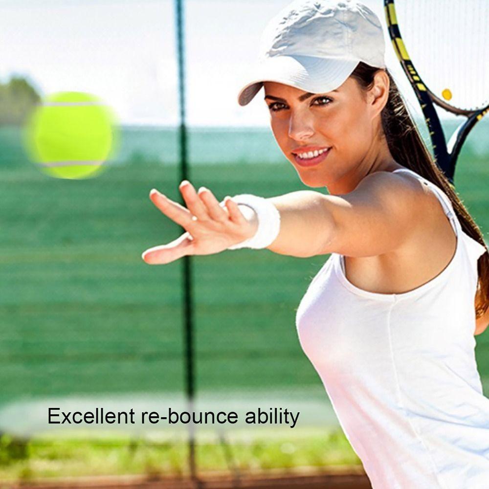 3PCS Yellow Tennis Ball Advanced Felt Practice Balls Tennis Practice Ball  Tennis Training Machine