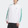 Adidas Neo Essentials Windbreaker With Three-Stripe Colorblock Unisex Outerwear White IA4963