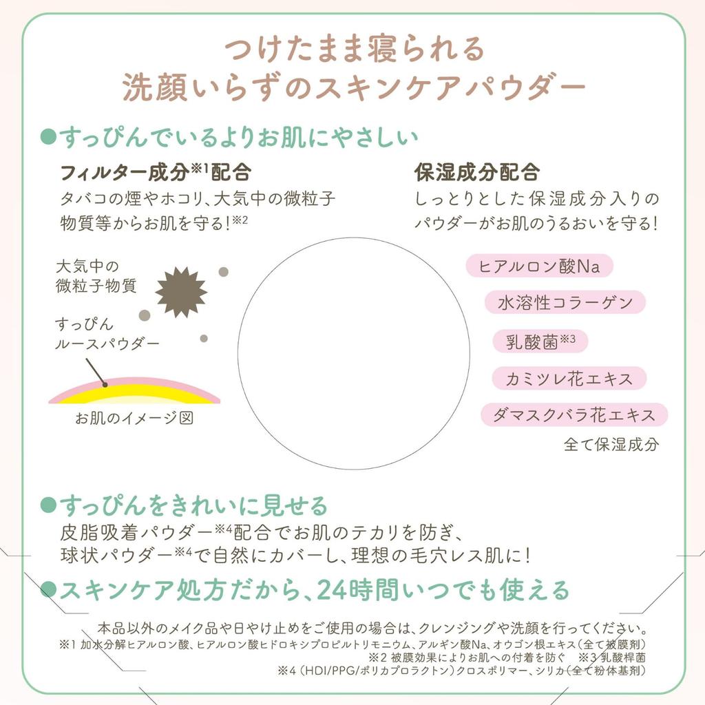 Club Suppin Loses Puder Weißes Blumenstrauß-Duft - Leicht, Natürliches Finish, Langanhaltendes Make-up Fixierpuder