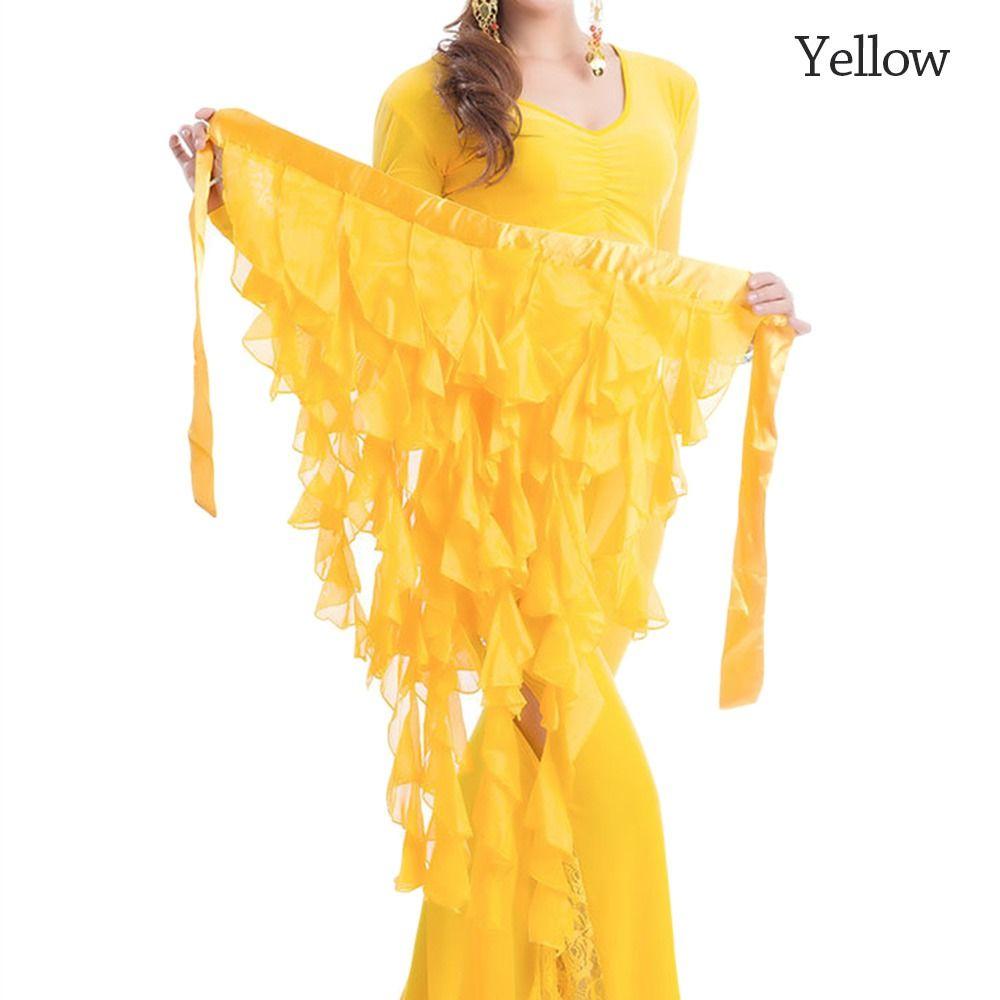 Shiny Hip Scarf Tassels Dancer Skirt Women Show Costumes