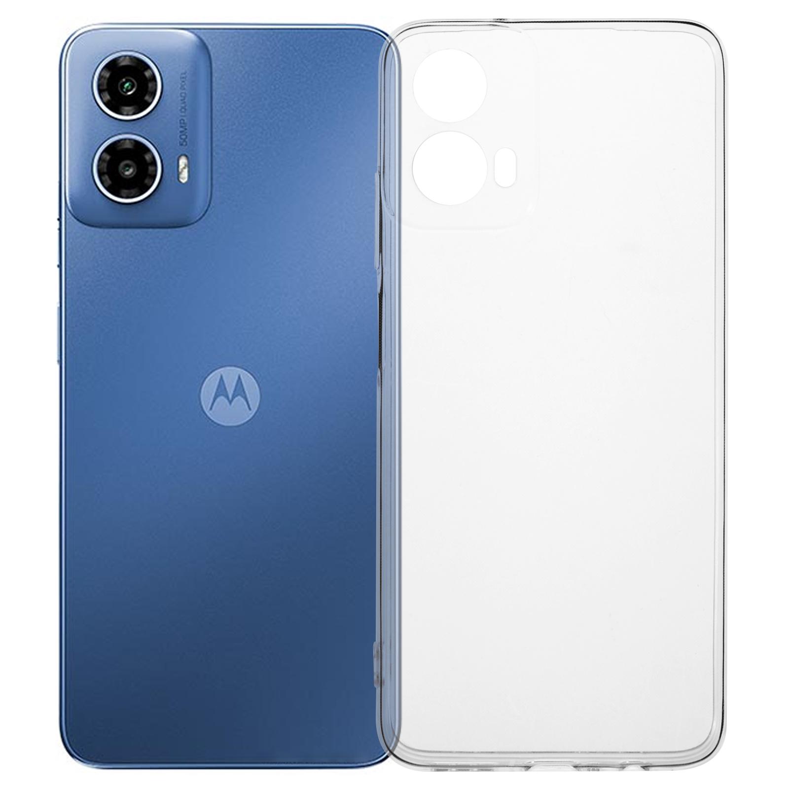 

For Motorola Moto G45 5G/G34 5G Case Watermark-Free Glossy TPU Transparent Phone Cover A
