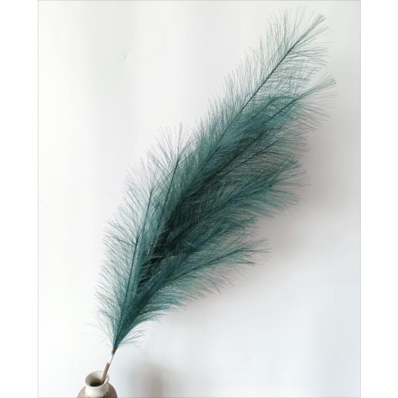 Künstliches Pampasgras 120cm Flauschiges Kunst-Schilf Einzelstiel für Boho-Wohnkultur Hochzeit Dekoration