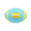 Dog Bite Toy Rugby Shape Cleaning Tooth Soft Latex Toy Puppy Chewing Ball Toy Dog Toy