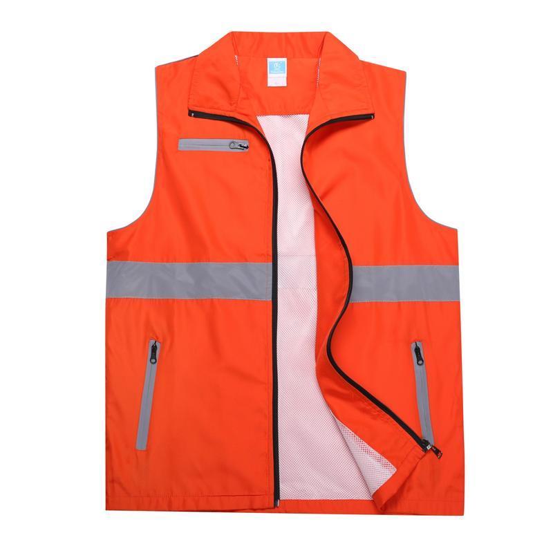 Sommer Reflektierende Sportbekleidung Männer Arbeits Motorrad Kleidung Overalls Männliche Ärmellose Mesh Angeln Outdoor Outdoor Fotografie Jacke Weste Für Männer