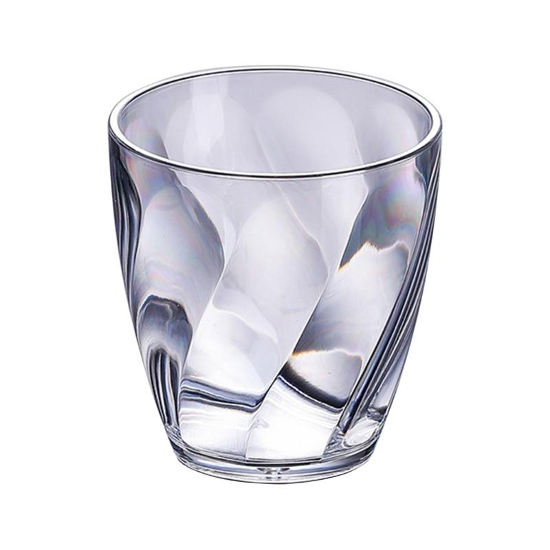 Unbreakable Plastic Drinking Glasses 310ml Shatterproof Water Tumblers Reusable Fruit Juice Beer Champagne Cup for Bar