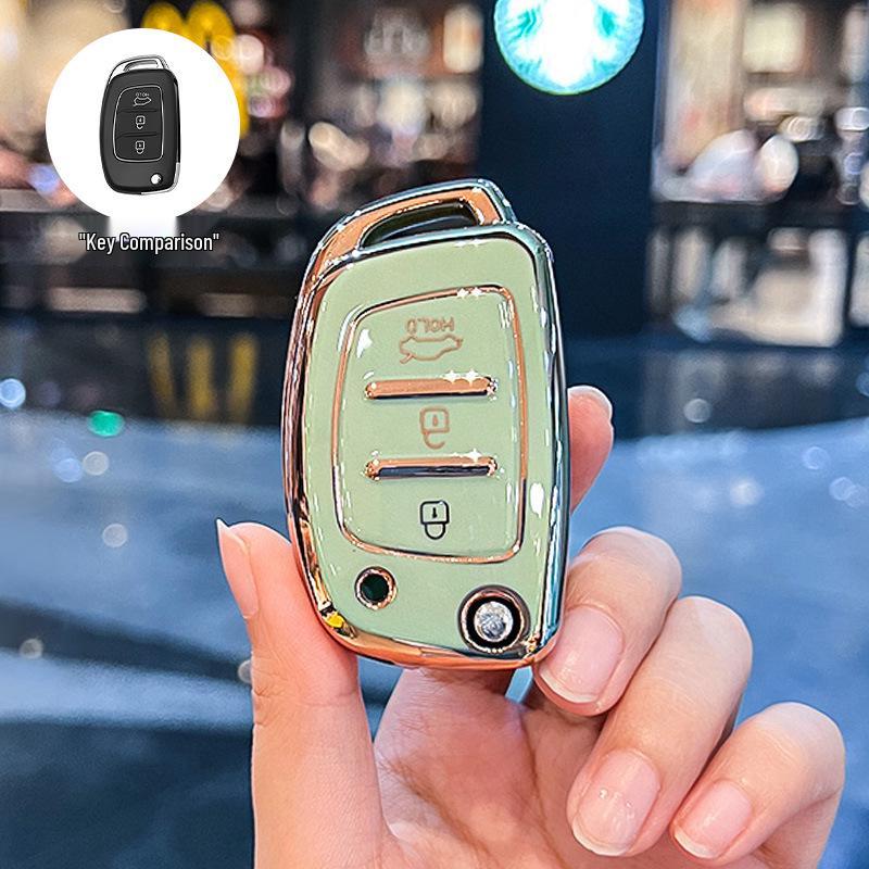 Beijing Hyundai Elantra, New Verna, Celesta Folding Key Cover for Women