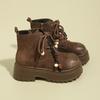 Niche design platform Martin boots women's 2025 new British style retro versatile height-increasing small casual shoes