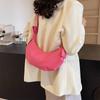 This year, the popular small bag women's 2025 spring new messenger bag high-end texture versatile single shoulder crescent dumpling bag