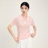 Lyocell Cotton Linen Polo Knit T-Shirt