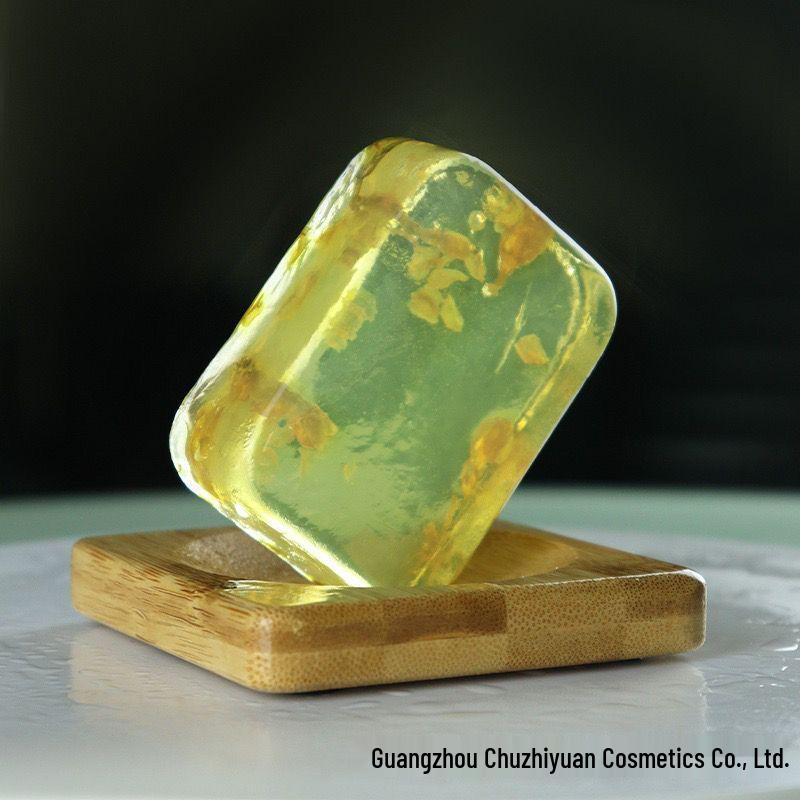 Jasmine Essential Oil Handmade Soap with Petals - Facial Cleansing & Bath 