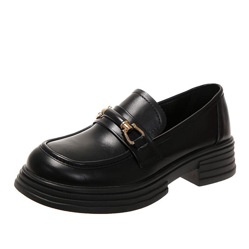 fashion Platform Loafers Female Shoes Women Fashion Mary Janes Round Toe Loafers Oxfords Platform Casual Chain Ladies Mary Janes
