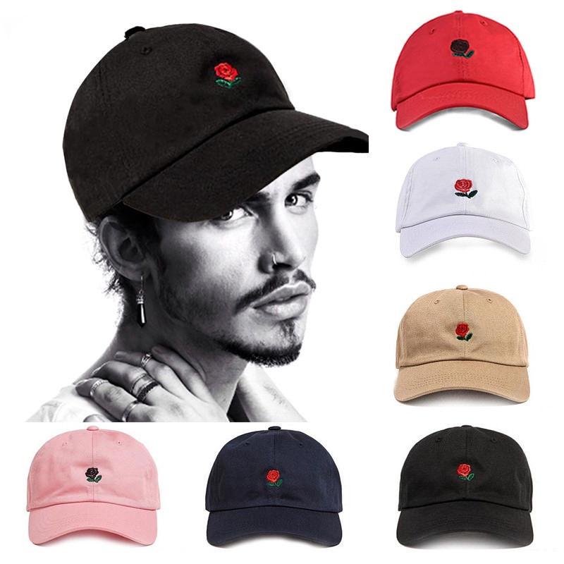 Cappellino da Baseball Snapback Premium Nuovo The Hundreds Dad Hat Ricamato con Fiore Rosa