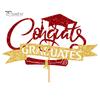 Gratulerer 2024 Konfirmasjonskake Topper Konfirmasjonssesong Bursdagskakeinnsats Gratulerer Grad Party Decor Supplies