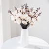 1PC Magnolia Bouquet Artificial Flowers for Home Decor Wedding Christmas Party Supplies Photography Props Bride Accessories
