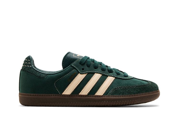 Women's Sneakers Adidas Samba OG Mineral Green Crystal Sand (Women's) Mineral Green/Crystal Sand/Shadow Green