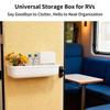 RV Camping Storage Box Multifunctional Automotive Interior Organization Bin Car Door Side Insert Organizer Box for Trailer