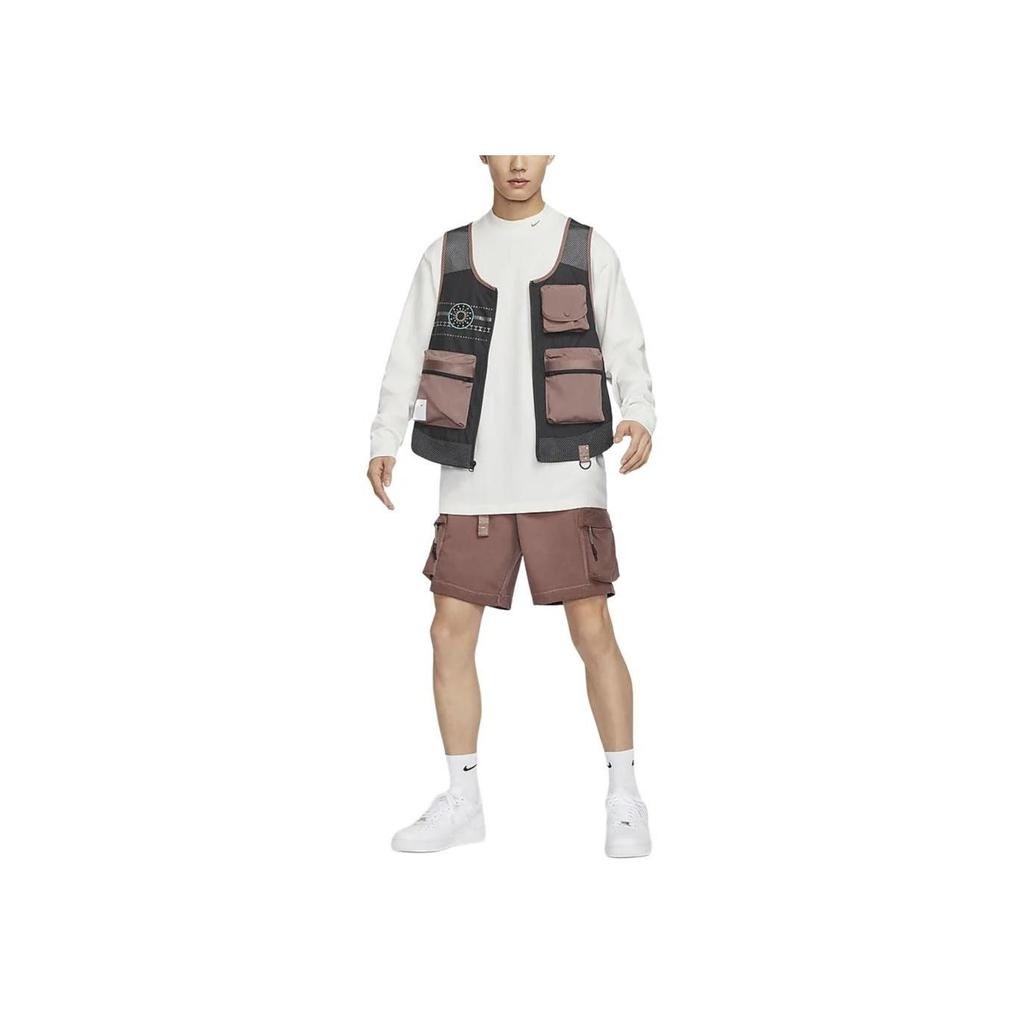 Nike Sportswear Men's Utility Multi-Pocket Vest Dark Smoke Grey HF0816-070