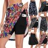 Spring/Summer 2024 Women's Casual Print Pocket Two-Piece Shorts