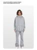 420g Salt-Washed Distressed Oversized Retro Hoodie