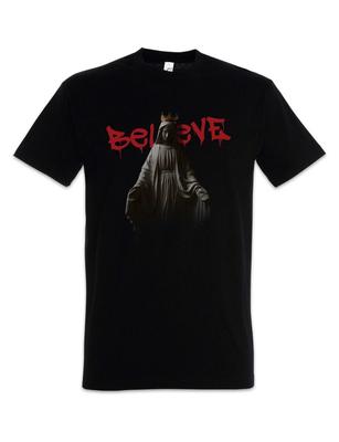 Maria Believe T-Shirt God Christianity Jesus Christ Christus Religon Christian