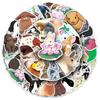 50 Cartoon Rabbit Ins Style Decorative Stickers for Suitcase, Laptop, Scooter, and Car.