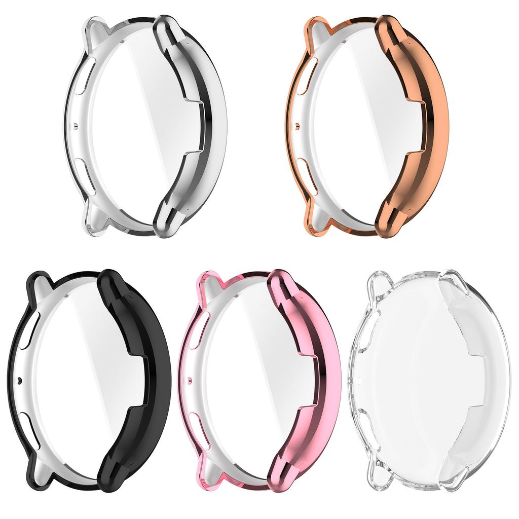 For Huami Amazfit Active 2 (A2437) Watch Case Full Coverage Flexible TPU Electroplating Cover