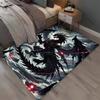 15 Sizes Black Dragon Painting Printed Carpet Fashion Mat Non -slip Carpet Rug Outdoor Carpet Door Mat Play Mat Birthday Gift