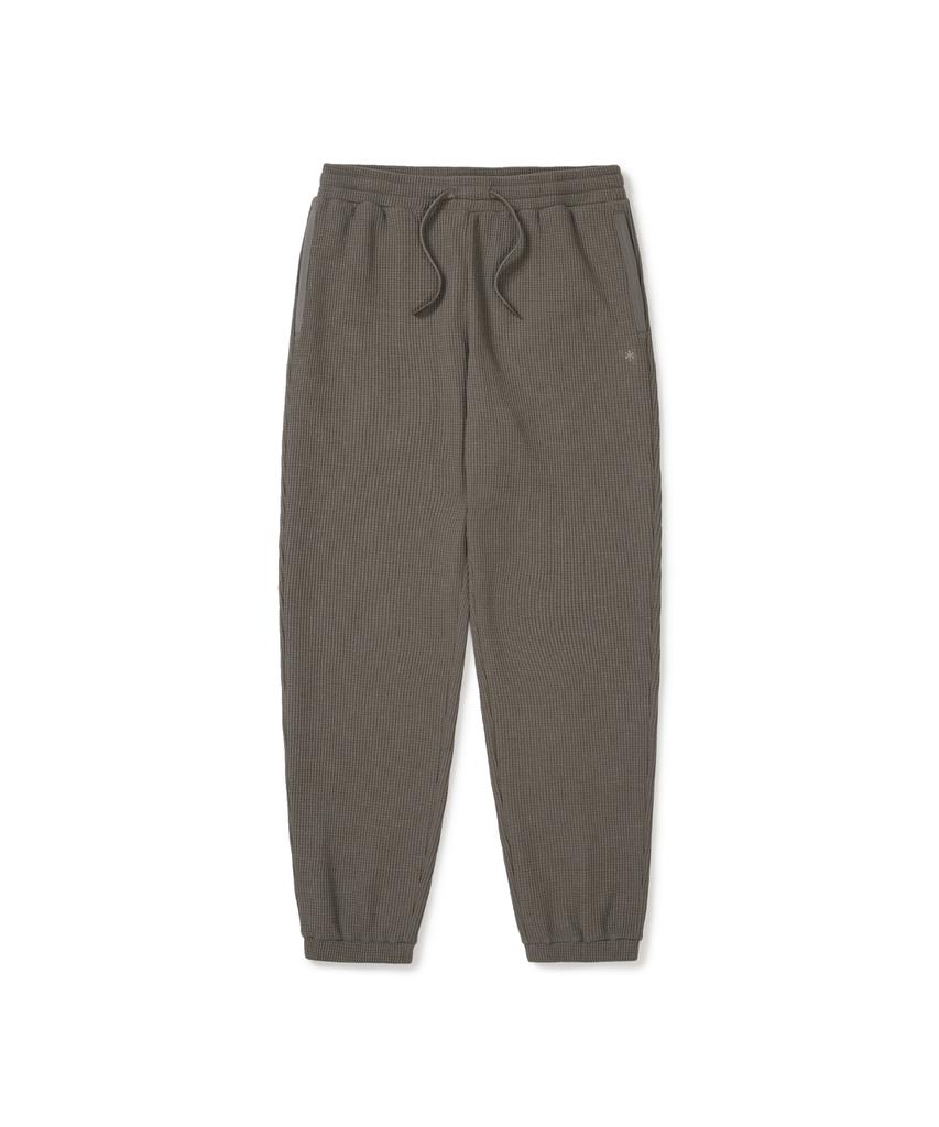 SNOWPEAK APPAREL Delta Peak Waffle Jogger Pants (S25Fmtfp16) Dark Khaki