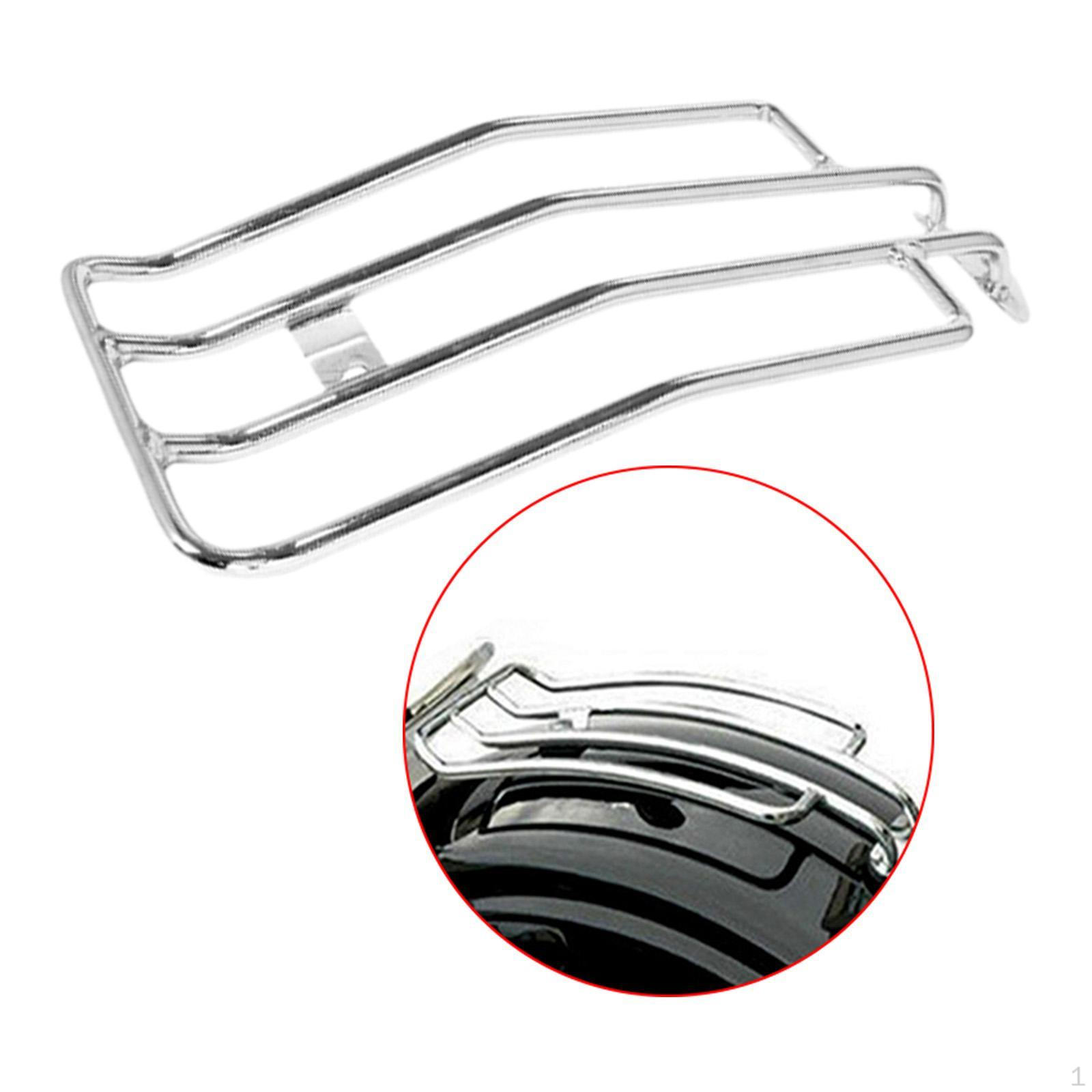 

Кронштейн для багажника Грузовая полка Легко установить Обновить Металлический Стильный Универсальный Мотоциклетный Багаж серебряный