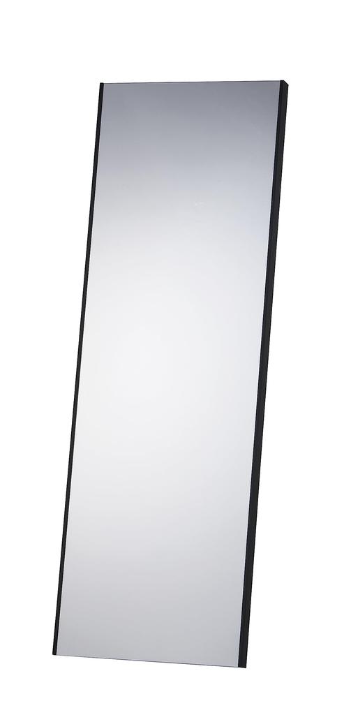 [BLKP] Pearl Metal [Phase-Free Certified] Lightweight, Shatter-Resistant Stand Mirror, Wall-Mounted, 30x90cm, Full-Length, Film Mirror, BLKP, Black,