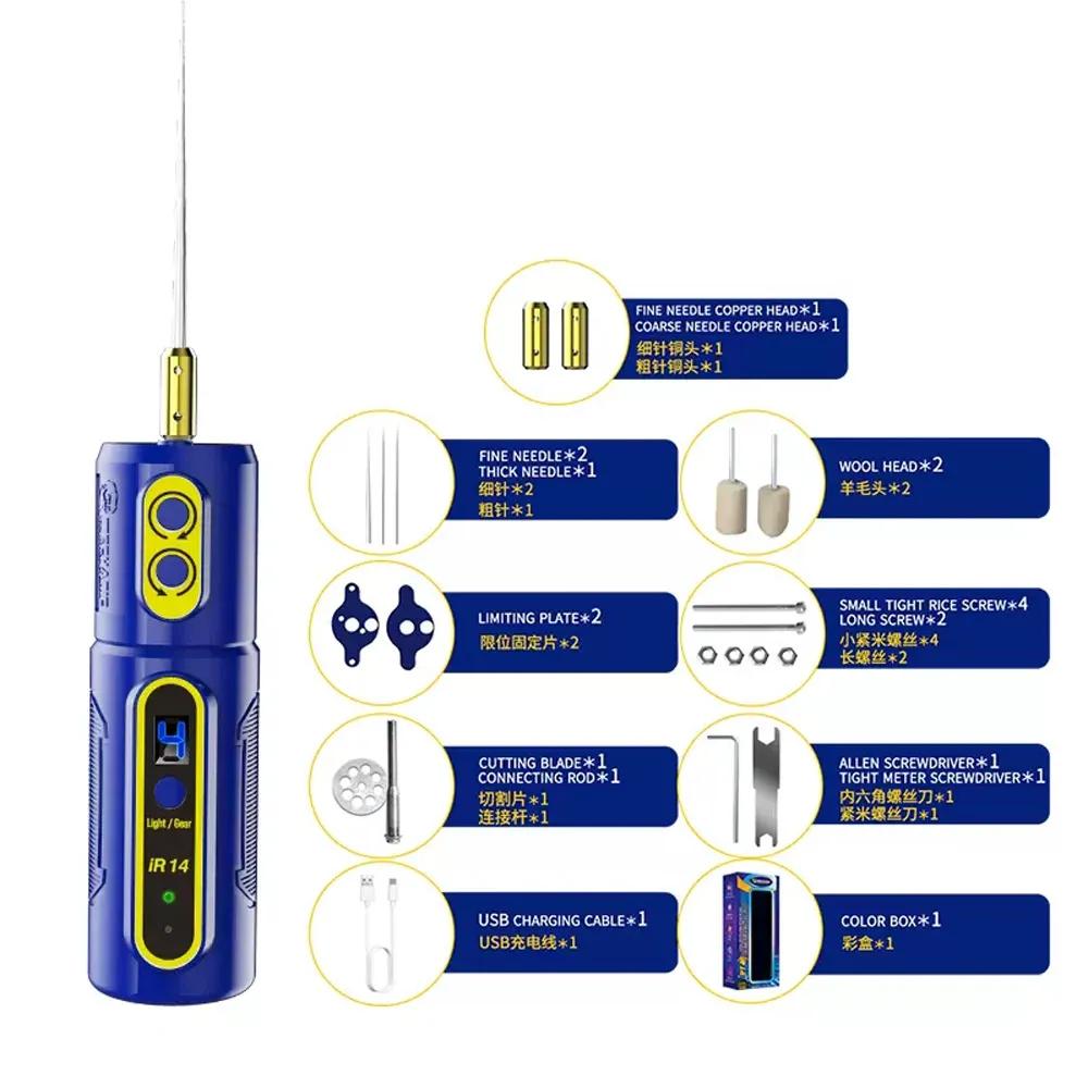 MECHANIC IR14/IR13 PRO/IR10 PRO  Electric OCA Glue Remover Tool With Green Dust Display Lamp LED Display For Screen Remover Glue