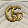 [Pre-Owned] Gucci GG Marmont Small Shoulder Bag 'White' - Very Good #1X67MTN