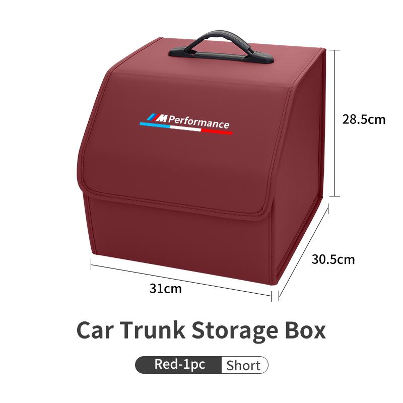 2025 Hot Car Trunk Storage Bag Leather Camping Box For BMW Performance X1 X3 X5 E39 E46 E90 F20 E60 F30 E36 F10 E87 E70 E91 E30