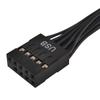 10CM 1 auf 2 USB 9pin Splitter Adapter Computer Mainboard Internes Kabel 9pin USB Verlängerungsanschluss