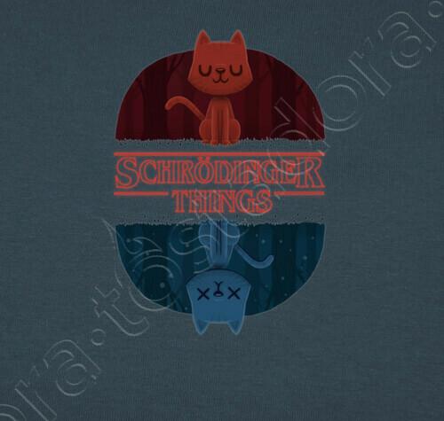 

Schrodinger s Things. Funny Schrodinger Cat T Shirt New 100% Cotton Short Sleeve O-Neck T-shirt Casual Mens Top 4XL