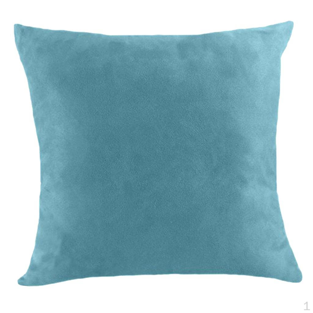Soild Decorative Square Throw Covers Set Cushion for Sofa Bedroom Car