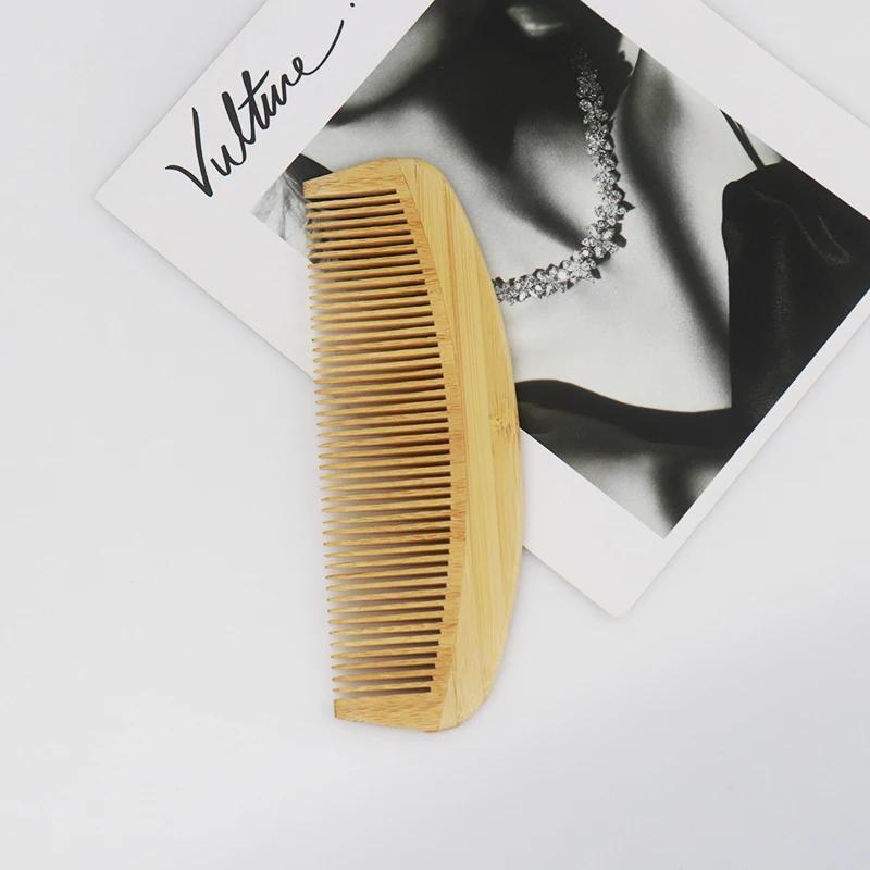 bamboo anti-static comb anti-static curly hair suitable for smooth massage home salon use Special for real hair wigs